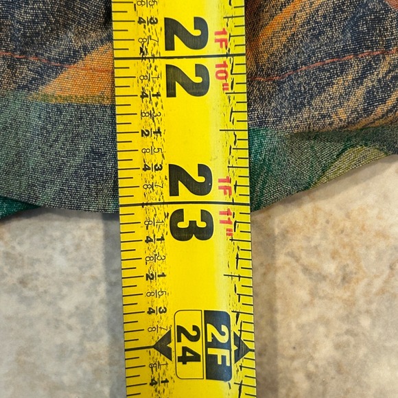 Vintage Karen Kane 2 Piece Set Women 4 Multicolor Shirt Shorts Art Rayon 90s USA - Picture 6 of 13